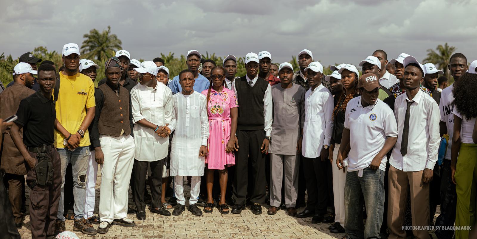 Project New Nigeria campus event group photo