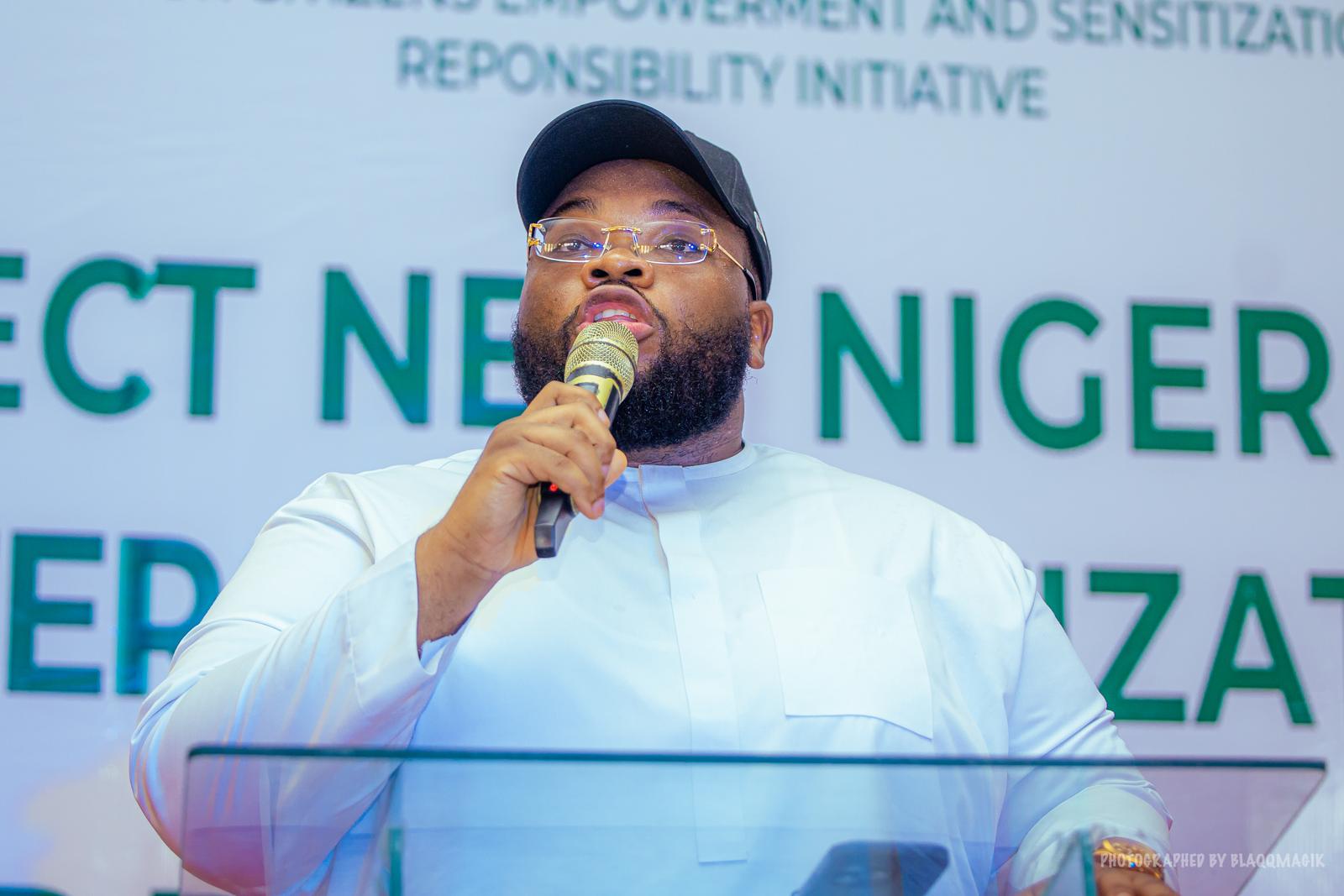 Founder speaking at NDU event