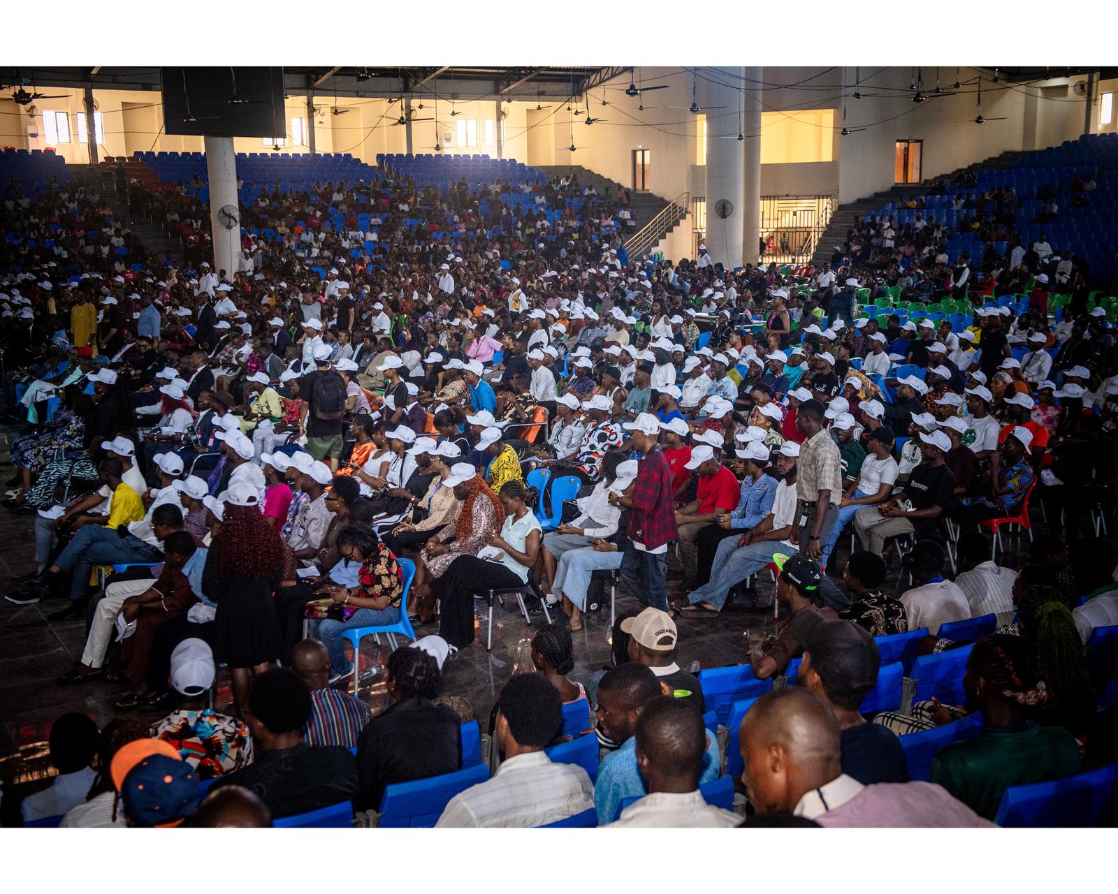 Students seated at University of Port Harcourt event